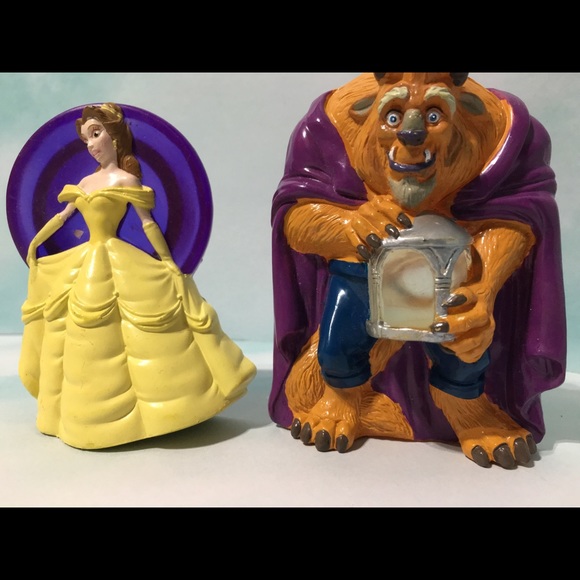 DISNEY BEAUTY AND THE BEAST VTG Night Light Covers - Picture 4 of 12